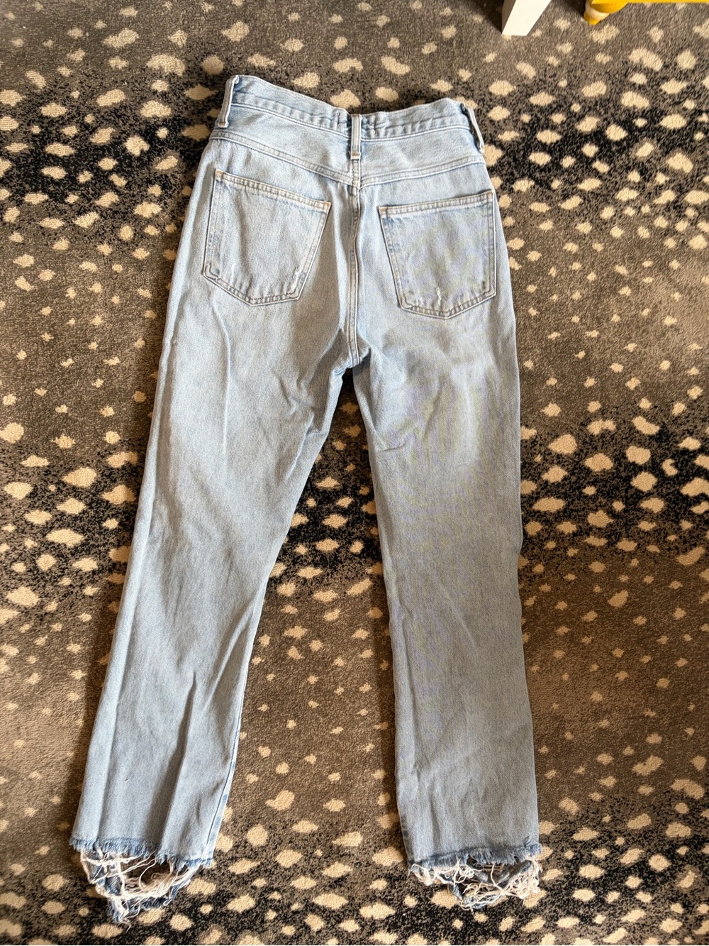 Agolde 90s Pinch Waist High Rise Straight Leg Jeans 26 - Picture 10 of 11